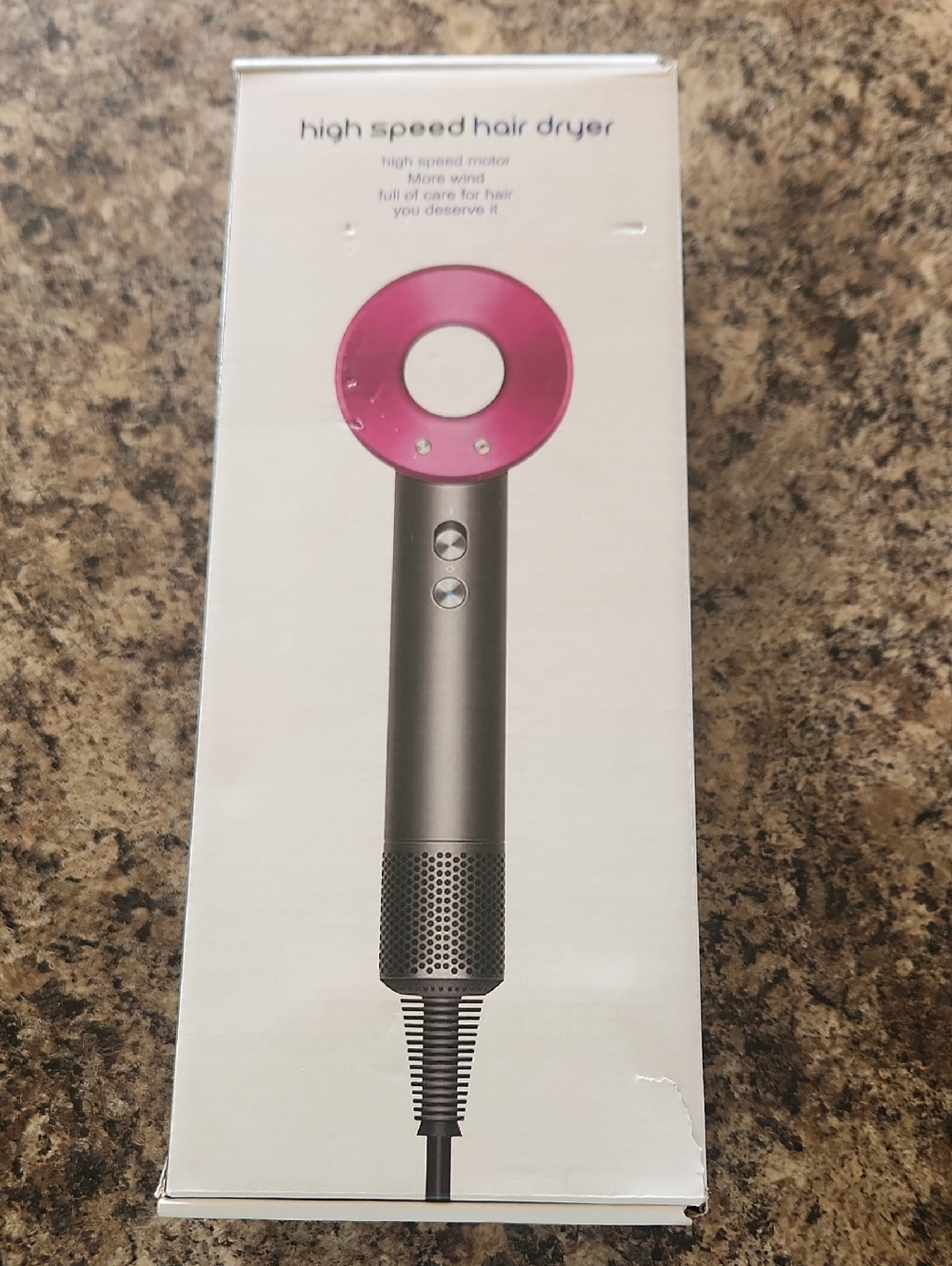 New In Box High Speed Hair Dryer - Ceramic Silver Color